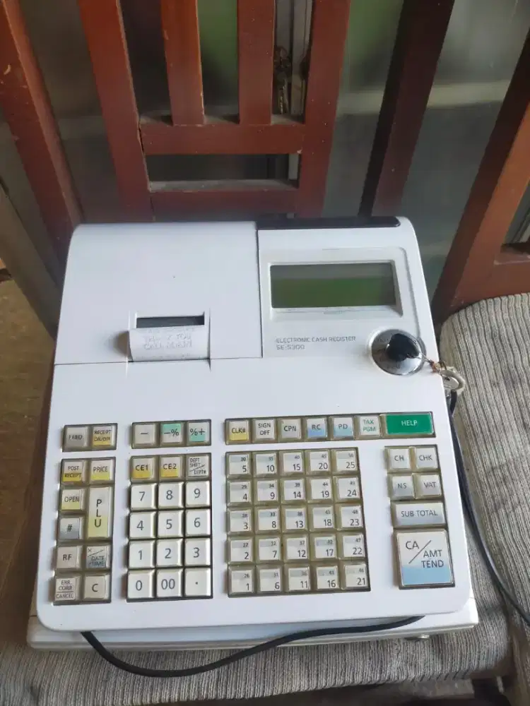 Mesin kasir Casio type SE 300