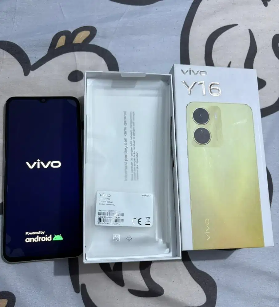Vivo y16 yellow 3/32gb