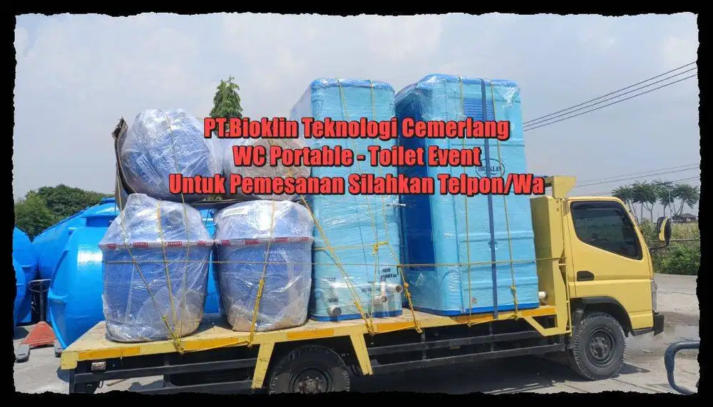 Toilet konser - Toilet Darurat - toilet bencana - Toilet Fiberglass