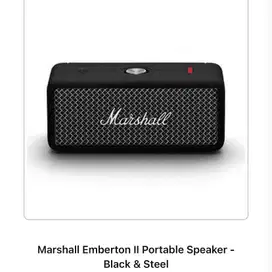 Marshall Emberton Il Portable Speaker