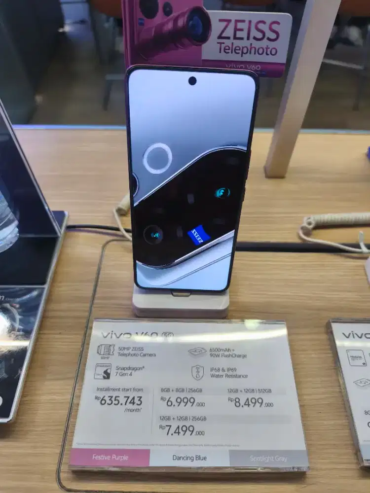 Cicilan handphone Vivo V60 5G pakai Akulaku