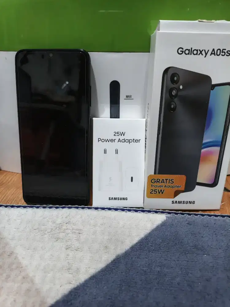 Samsung A05s hitam 6/128 fullset original sein