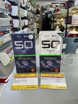 Infinix Note 50 / pro 8/256GB , bisa cicilan KTP saja