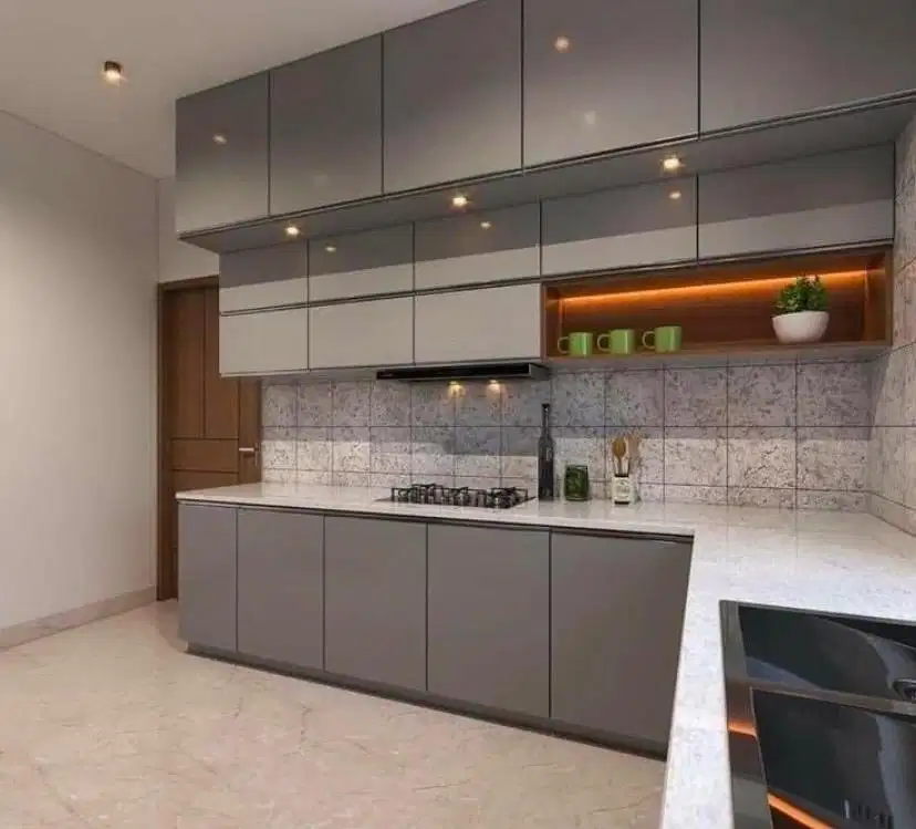 interior design kitchen set kamar set wardrobe lemari backdrop tv