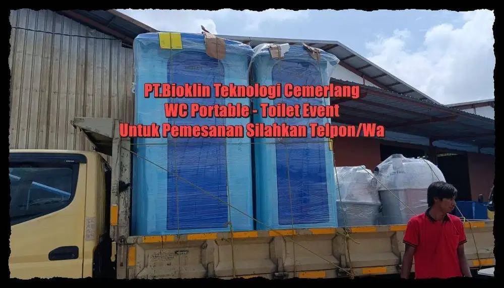 Toilet Fiberglass - Toilet Out Door - Wc Portable -Toilet Proyek