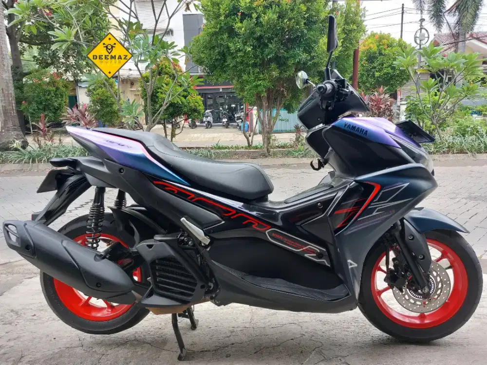 (DP 500 Rb)‼️ Aerox Cyber City Biru 2023 Cash, Kredit & Tukar Tambah