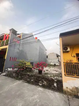 Dijual tanah 2 kavling depan belakang kemplek tugu permai koja