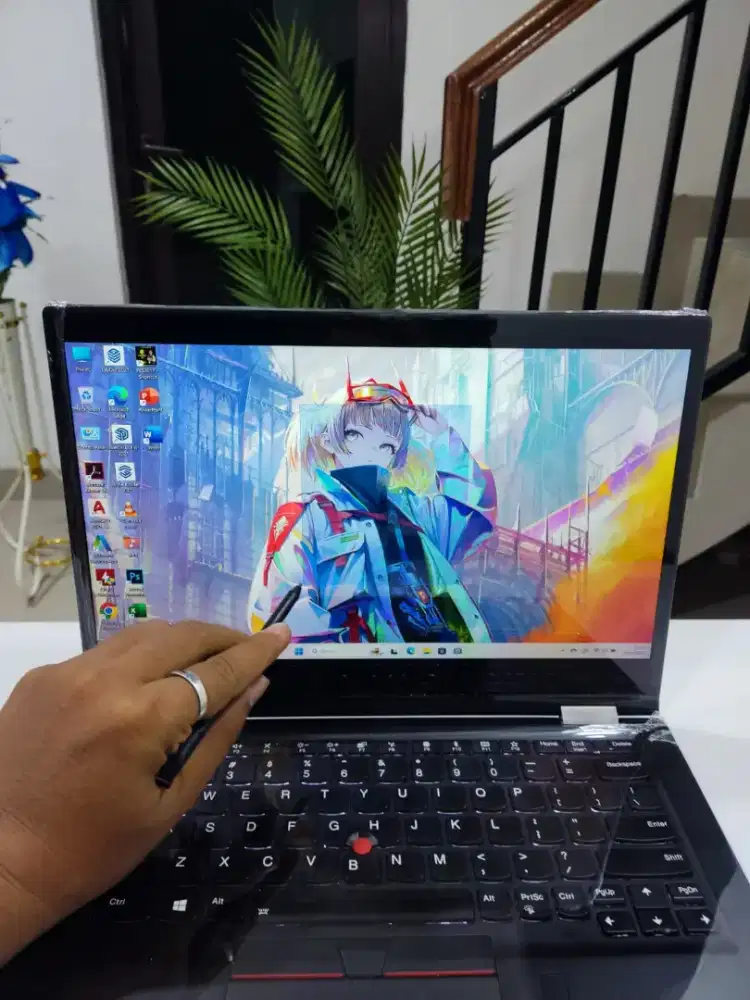 Laptop Deaign Slim Lenovo Yoga X390 Core i7 Ram 16/512gb Ssd Windows11