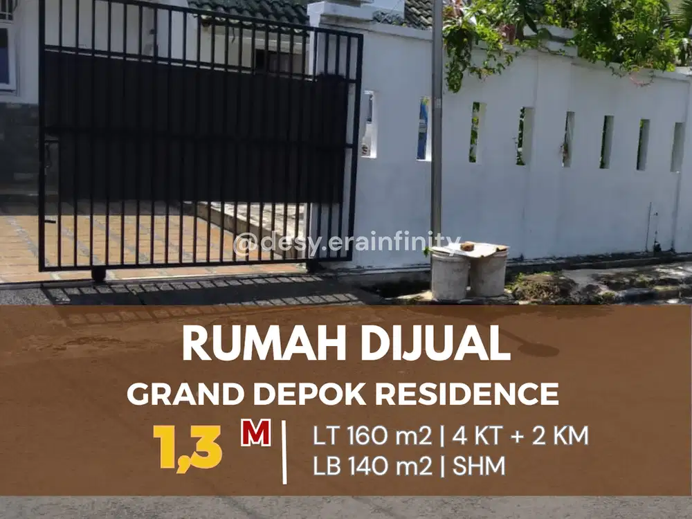 Rumah Dijual Murah Grand Depok Residence