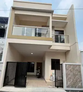 DIJUAL RUMAH BARU 2 LANTAI FULL BEBAS BANJIR