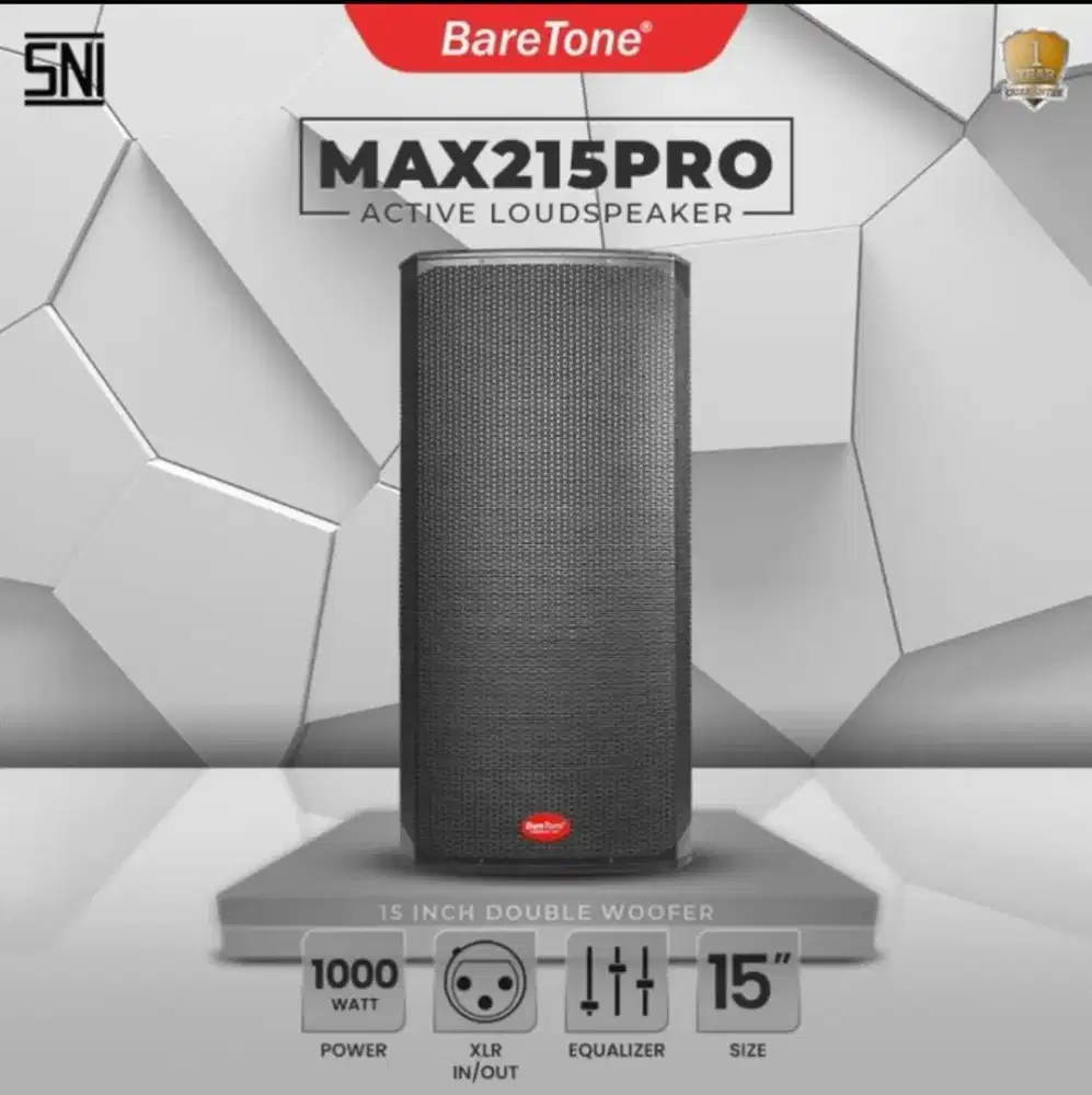 Speaker aktif Baretone Max215pro max215pro indoor outdoor ori