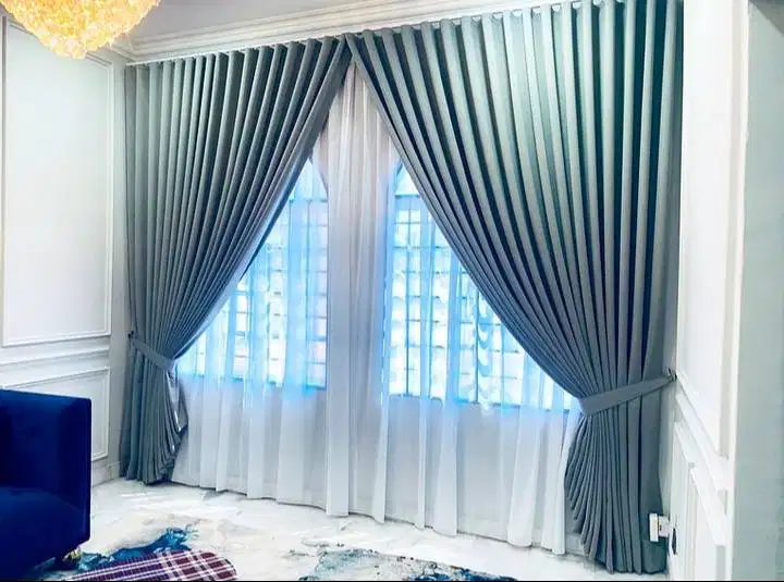 Produsen Tirai Gorden Jendela Gordyn Mewah Hordeng Model Terbaru Murah