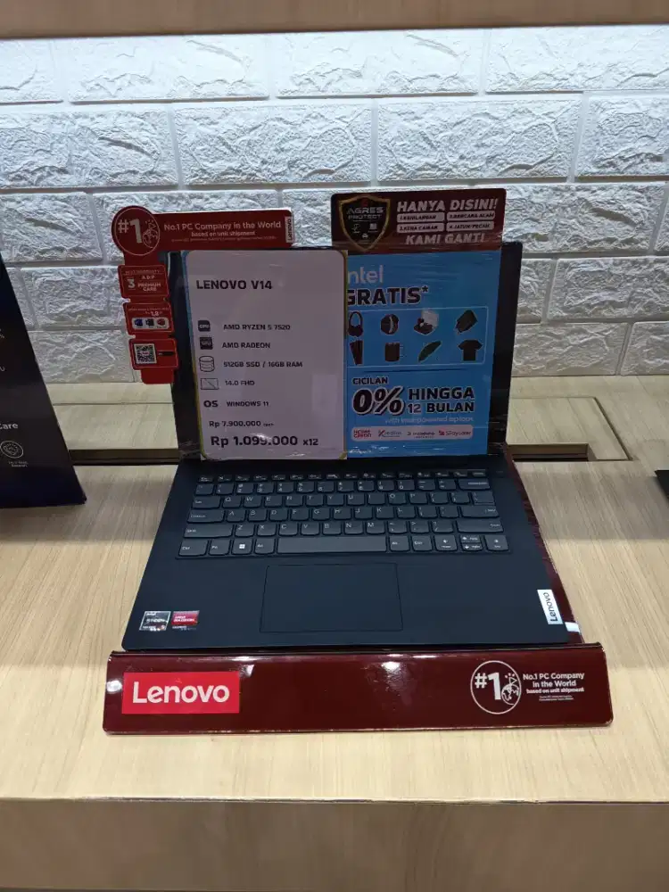 KREDIT LAPTOP LENOVO V14 PAKE PROMO SPESIAL O% HOME CREDIT