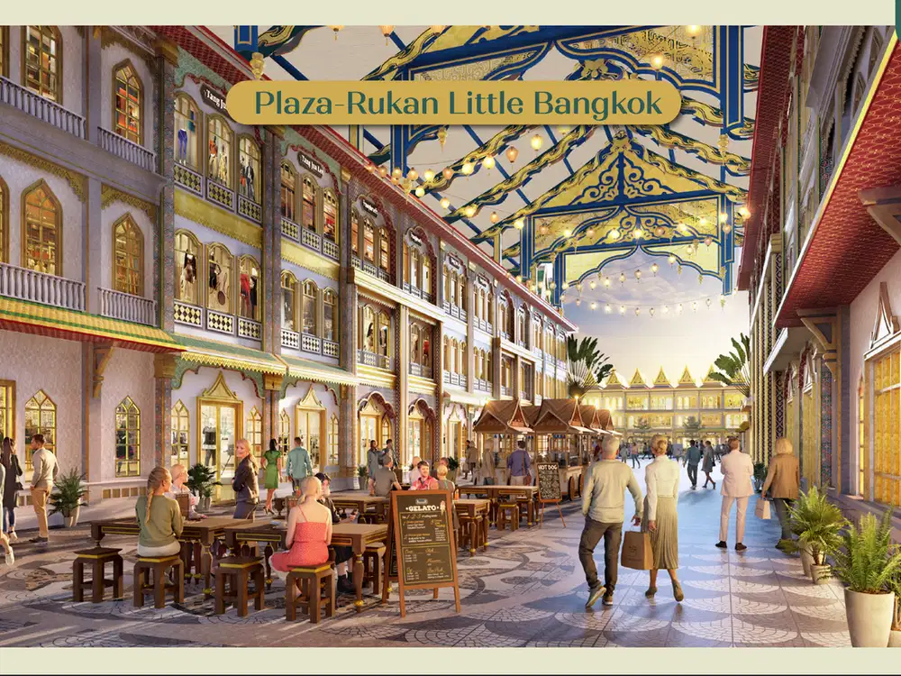 Rukan 3 Lantai Little Bangkok di PIK 2