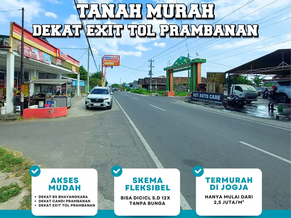 [SHM] Tanah Siap Bangun Jalan Raya LPMP Kalasan