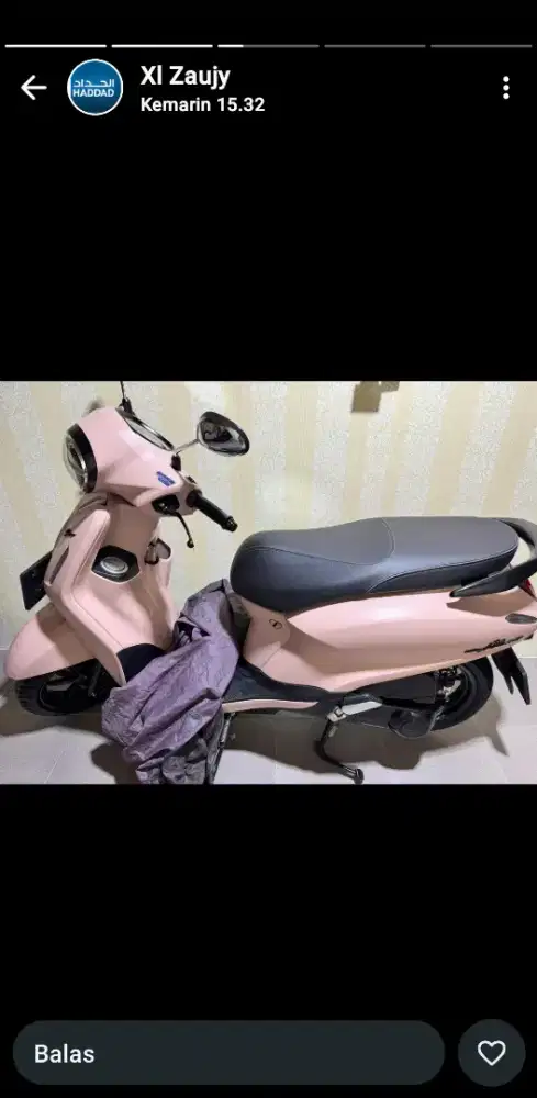 Dijual motor grand filano warna mauve tahun 2024
