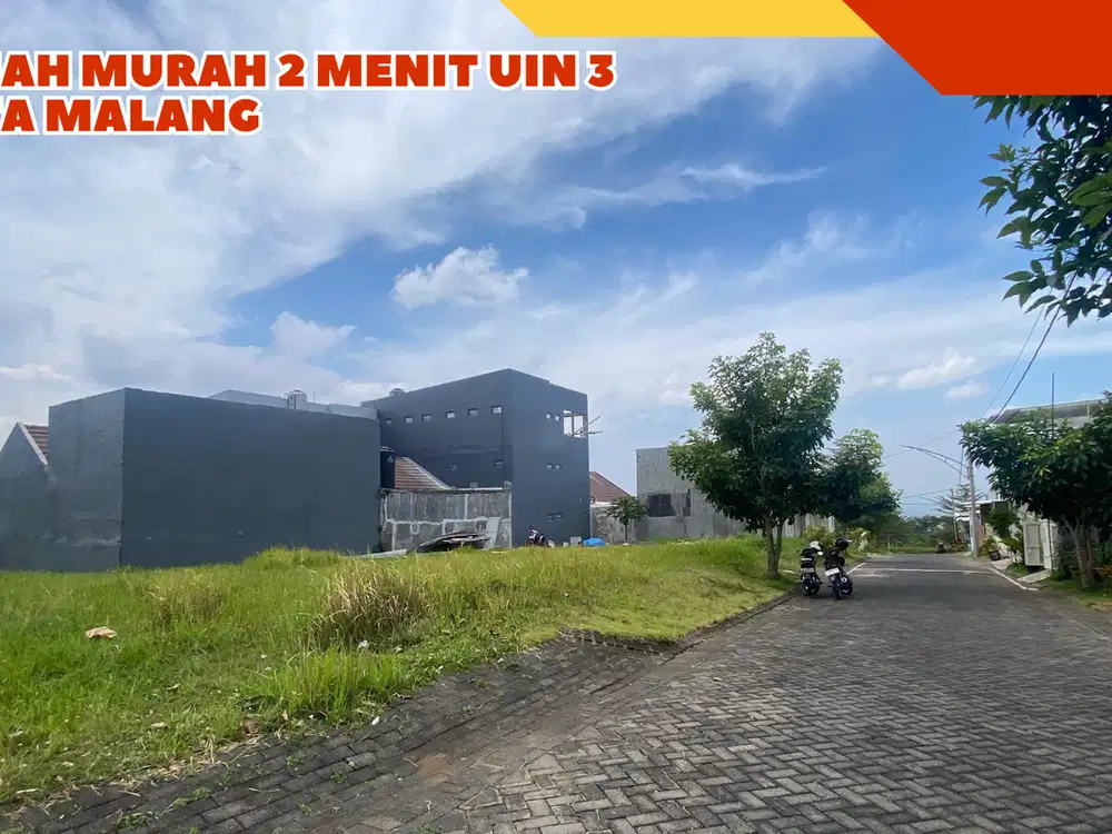 Tanah Kavling Dekat UIN 3 Malang Bebas Banjir