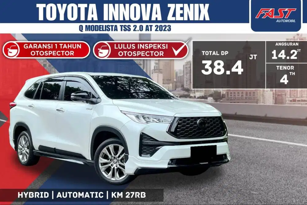 TOYOTA INNOVA ZENIX Q HYBRID 2023 AT 2.0 LOW KM.27RB PAJAK PANJANG#F2S