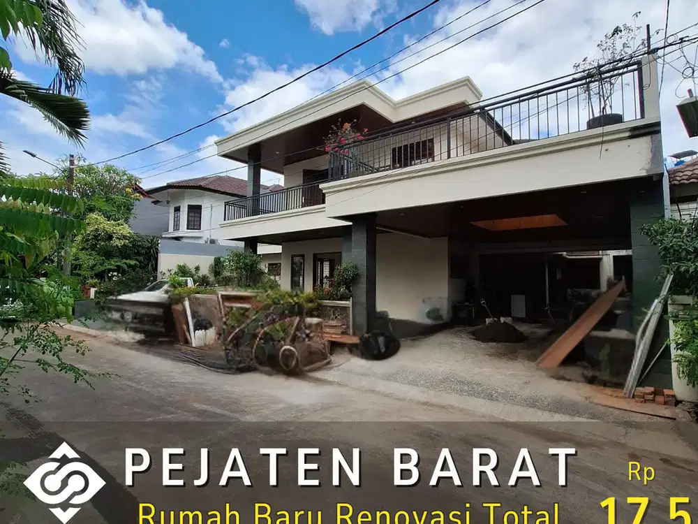 RUMAH  BARU RENOVASI TOTAL DALAM KOMPLEK PEJATEN JAKSEL