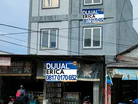 Dijual ruko 3 lantai lokasi di pinggir jalan raya Sangiang