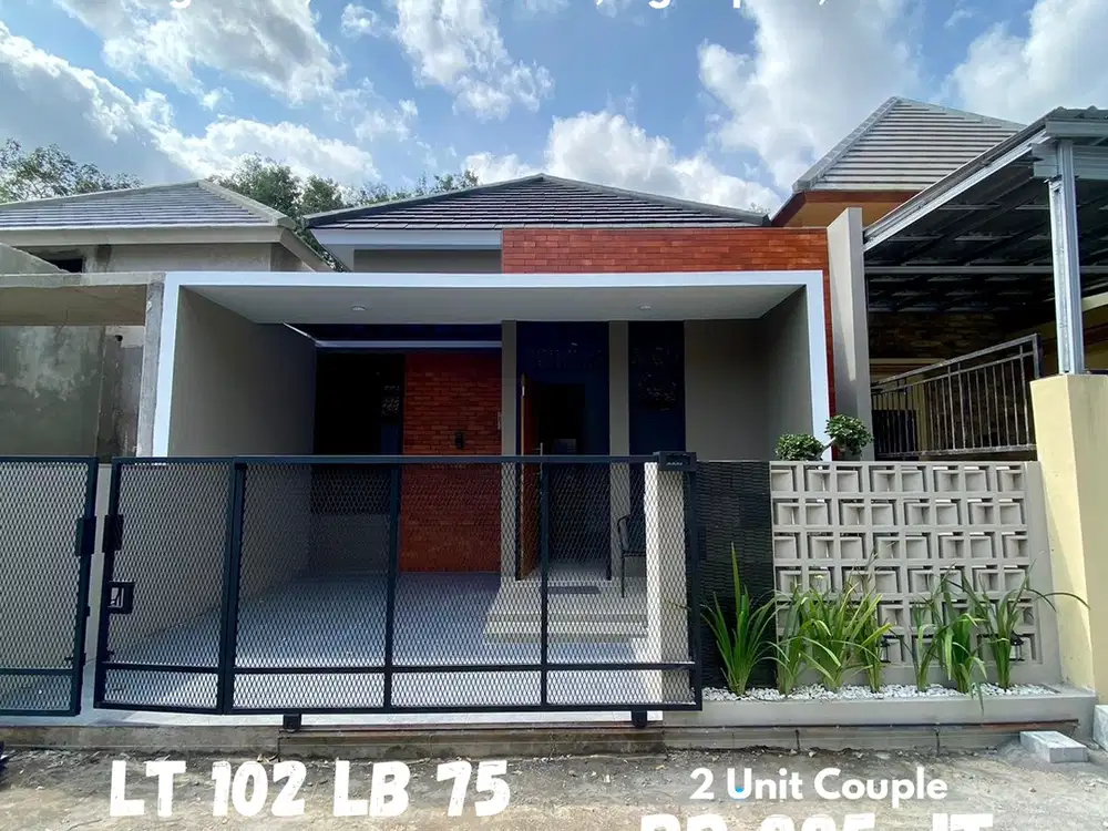 Rumah baru modern dekat sd model di tegalsari wedomartani