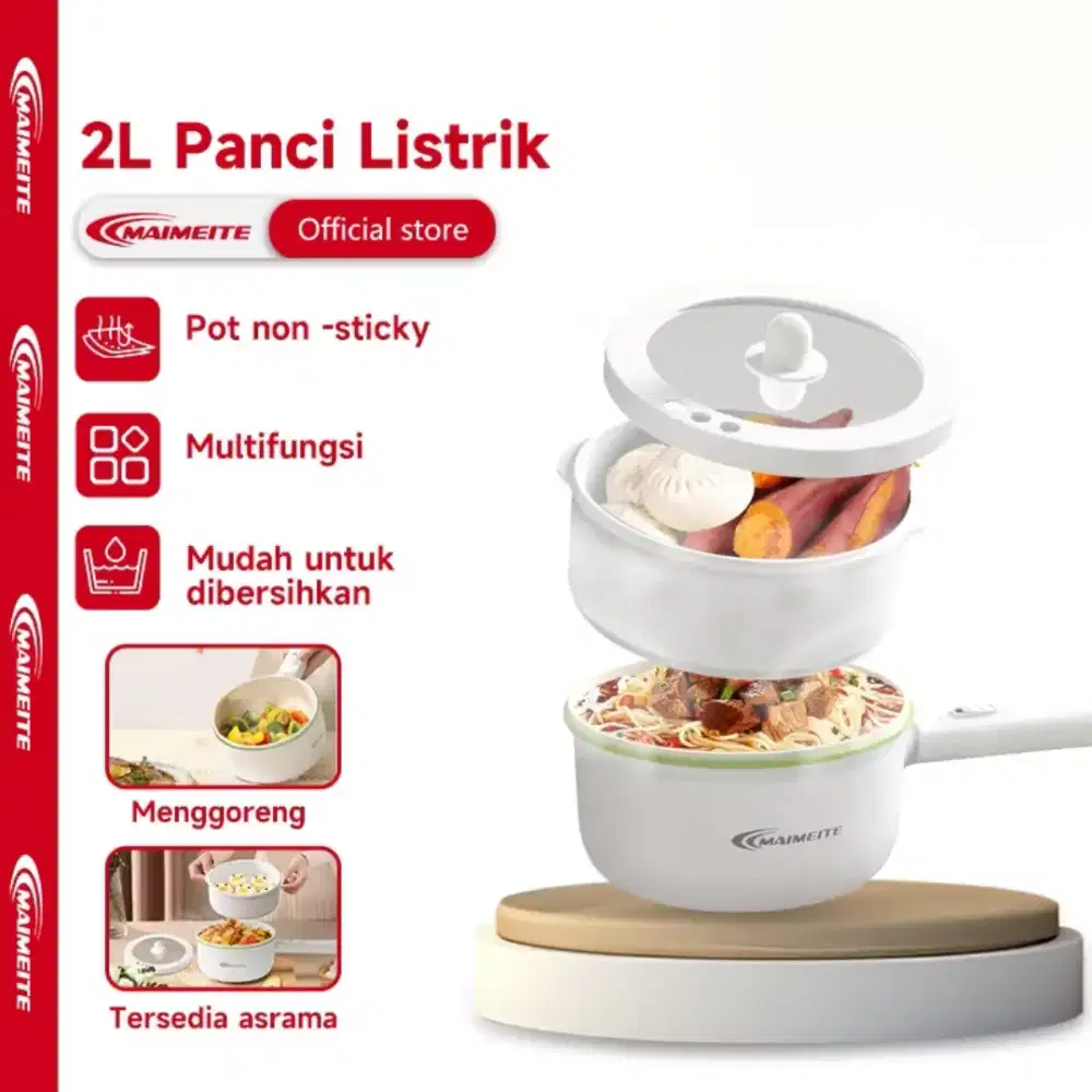 MAIMEITE panci listrik 2L serba guna