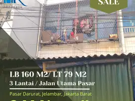 Jual Ruko di Pasar Darurat Jelambar SUPER RAMAI DAN SUPER KOMERSIL !