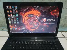 LAPTOP MSI X460 COREI5 DUAL VGA NVIDIA GEFORCE GT540 HDD640GB MULUS