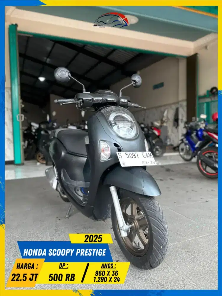 HONDA SCOOPY PRESTIGE 2025 PLAT S TUBAN LURR HIKMAH MOTOR KEPUH MALANG