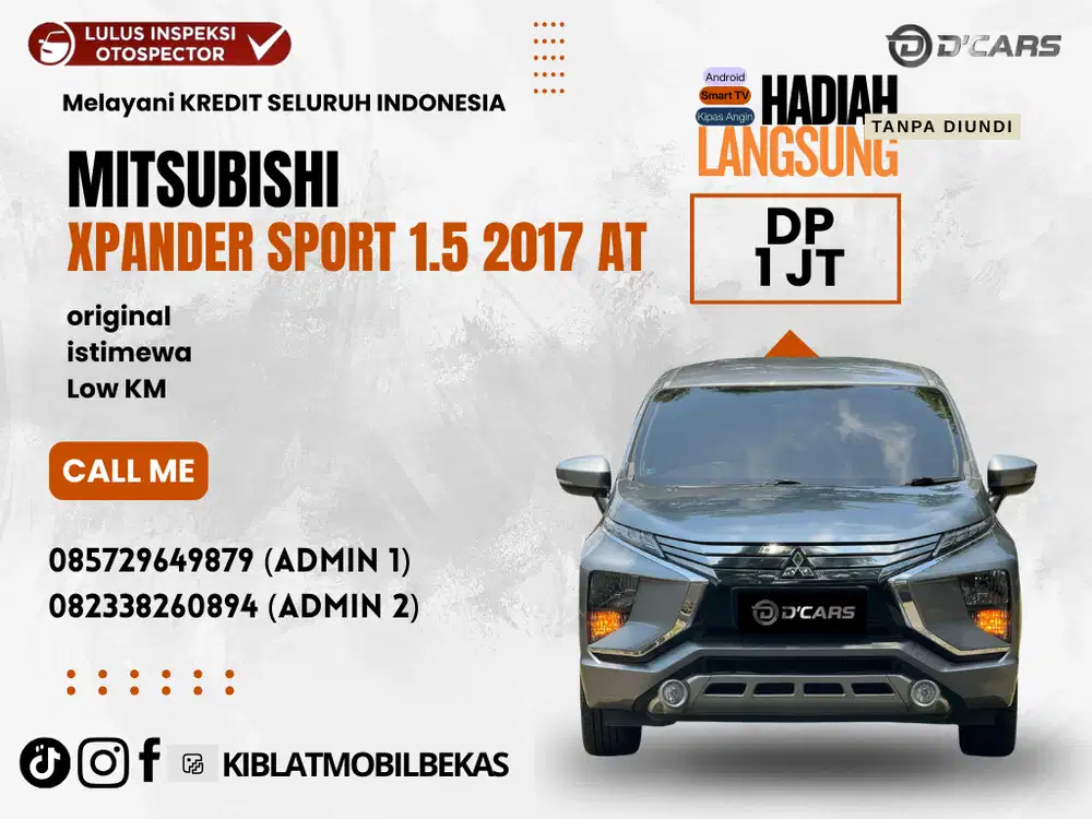 MITSUBISHI XPANDER SPORT 2017  MATIC ISTIMEWA LOW KM