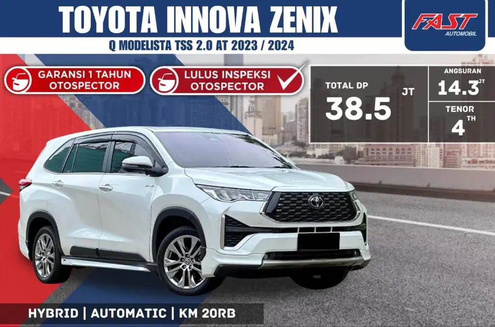 TOYOTA INNOVA ZENIX Q HYBRID MODELLISTA TSS 2024 / 2023 PANORAMIC #F6S