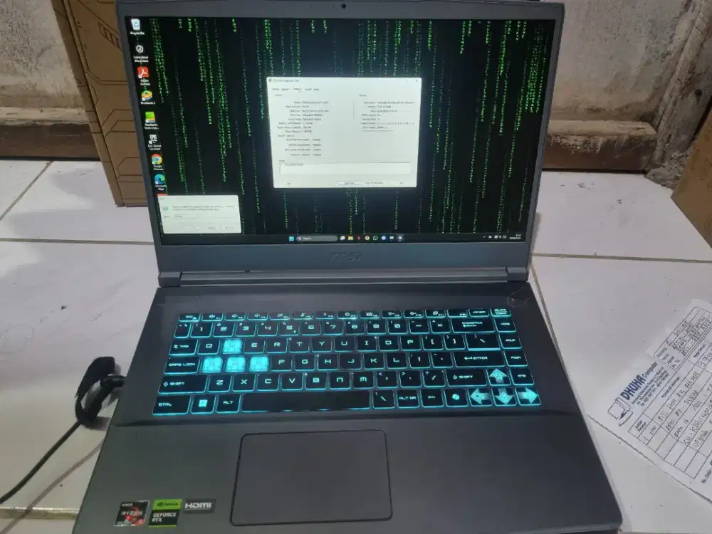 MSI Thin A15 RTX 2050