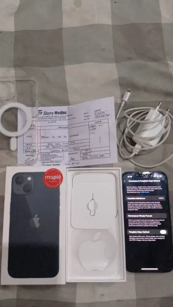 iPhone 13 128 iBox garansi setahun