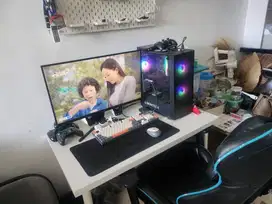 PC DESKTOP CORE I5 2400F RTX 3050 MONITOR 27 INCH