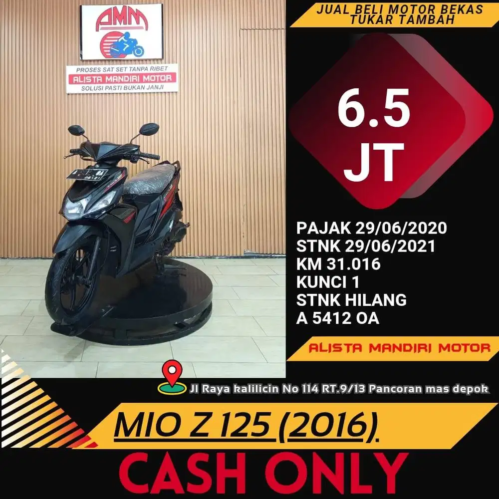 MIO Z 2016 MURAH DAN SIAP PAKAI