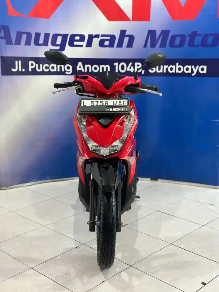 Honda Beat Eco Merah Hitam Tahun 2022