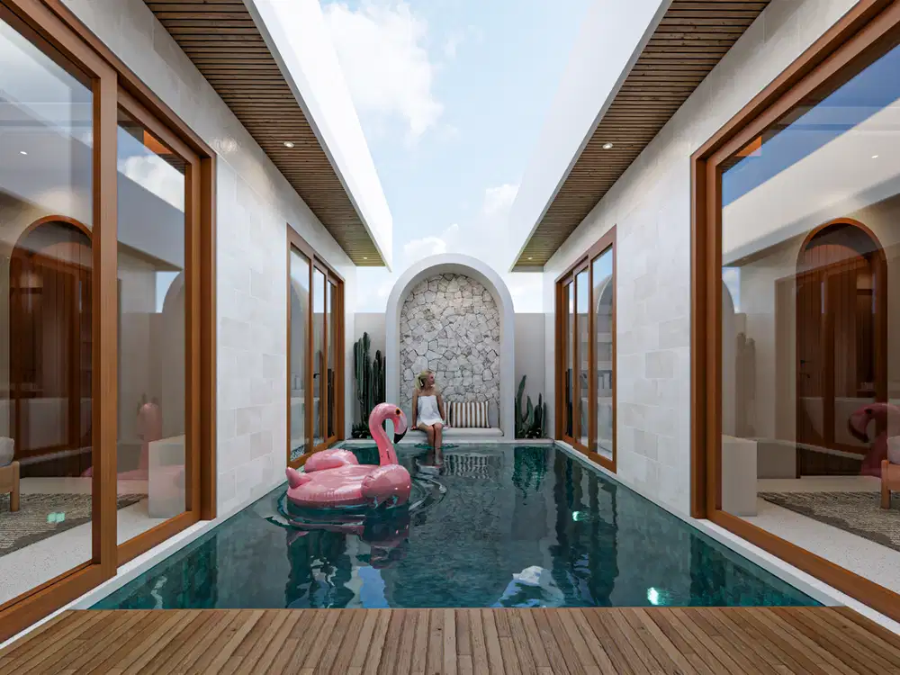 di jual villa santorini murah di pecatu bali