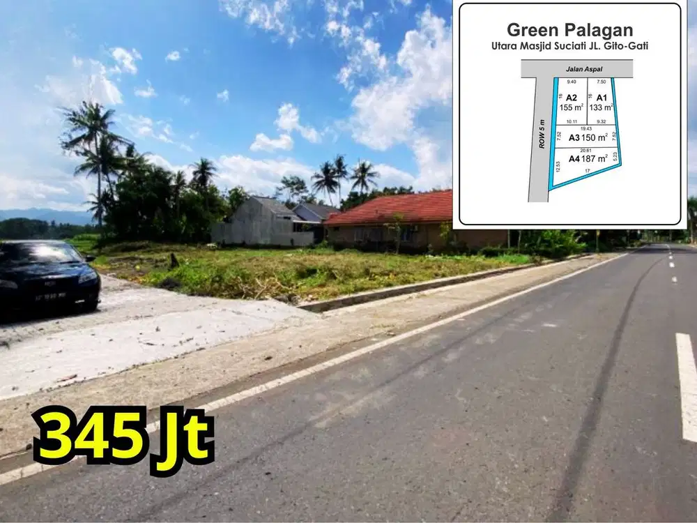 300  Juta-an Dijual Tanah Di Jl. Palagan View Merapi