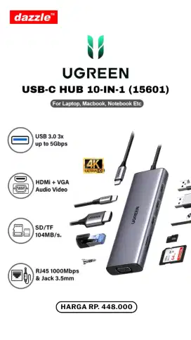 UGREEN USB C HUB 10-IN-1 (15601)