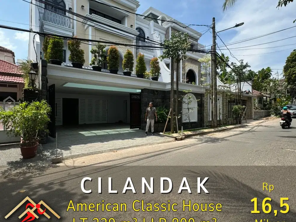DIJUAL RUMAH AMERICAN CLASSIC DI JAKARTA SELATAN