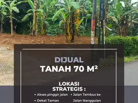 Kavling pinggir Jalan di Salatiga