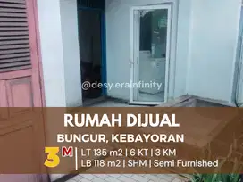 Dijual Cepat Rumah di Kawasan Bungur, Kebayoran Lama, Jakarta Selatan