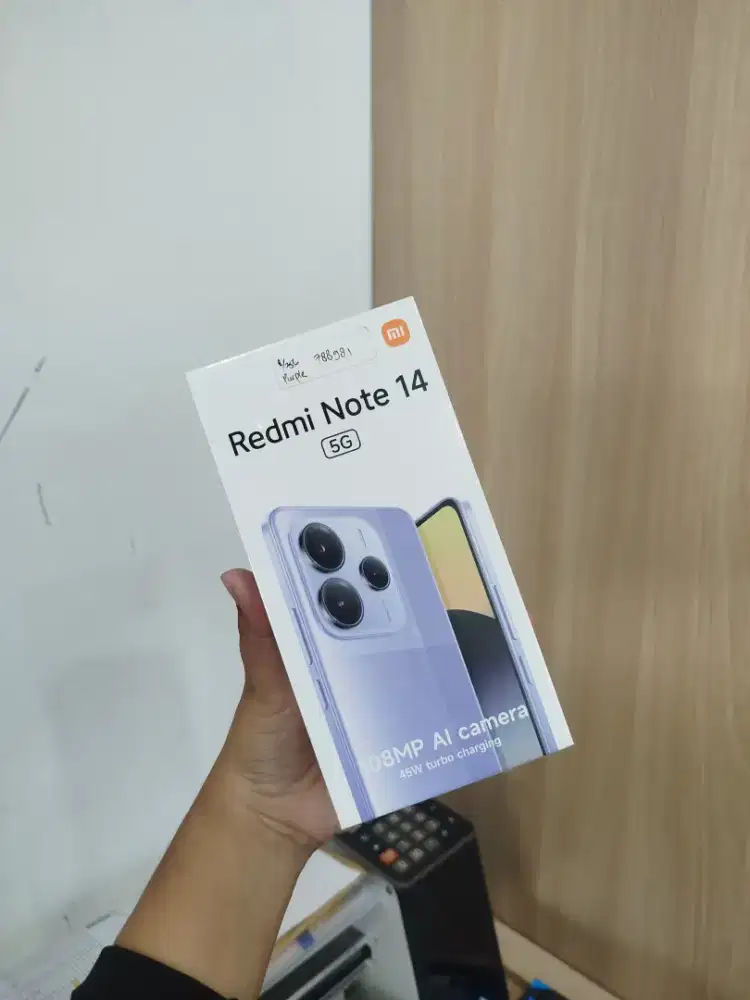 Redmi Note 14 5G new garansi 15 bulan