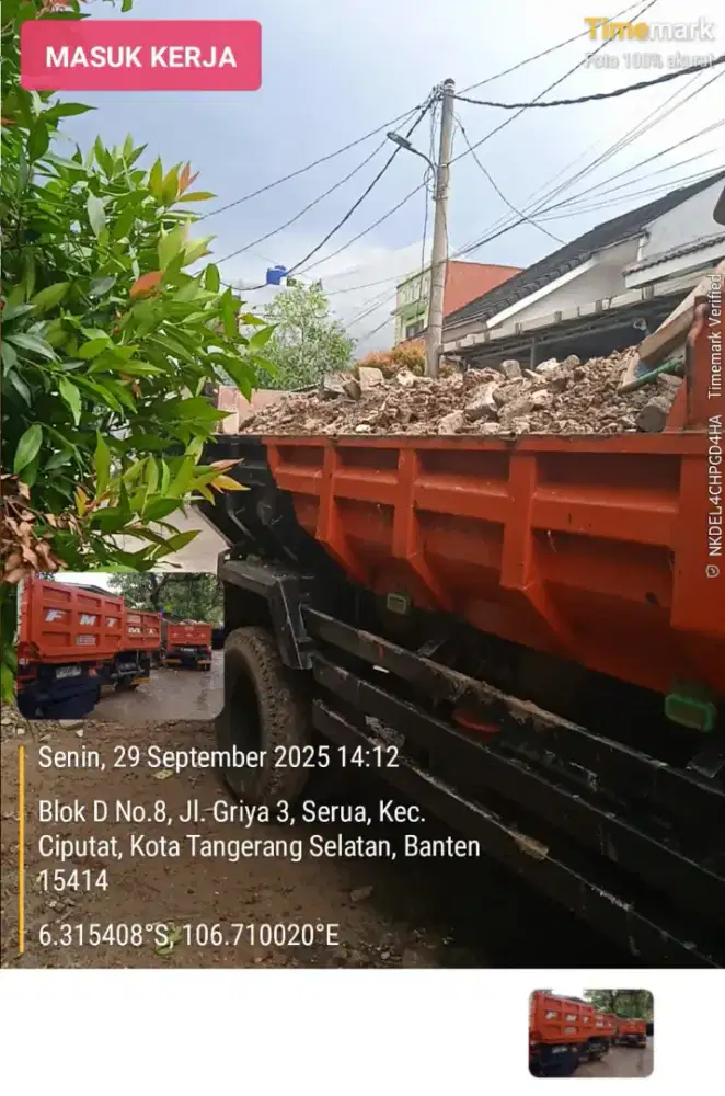 Jasa buang puing dan sampah