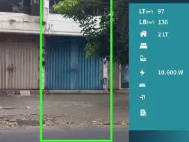 Disewakan Ruko Siap Huni di Jl Kawi Klojen Malang