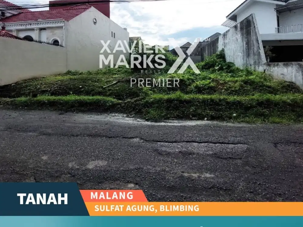 Harga Miring Dijual Tanah Siap Bangun di Sulfat Agung Blimbing, Malang
