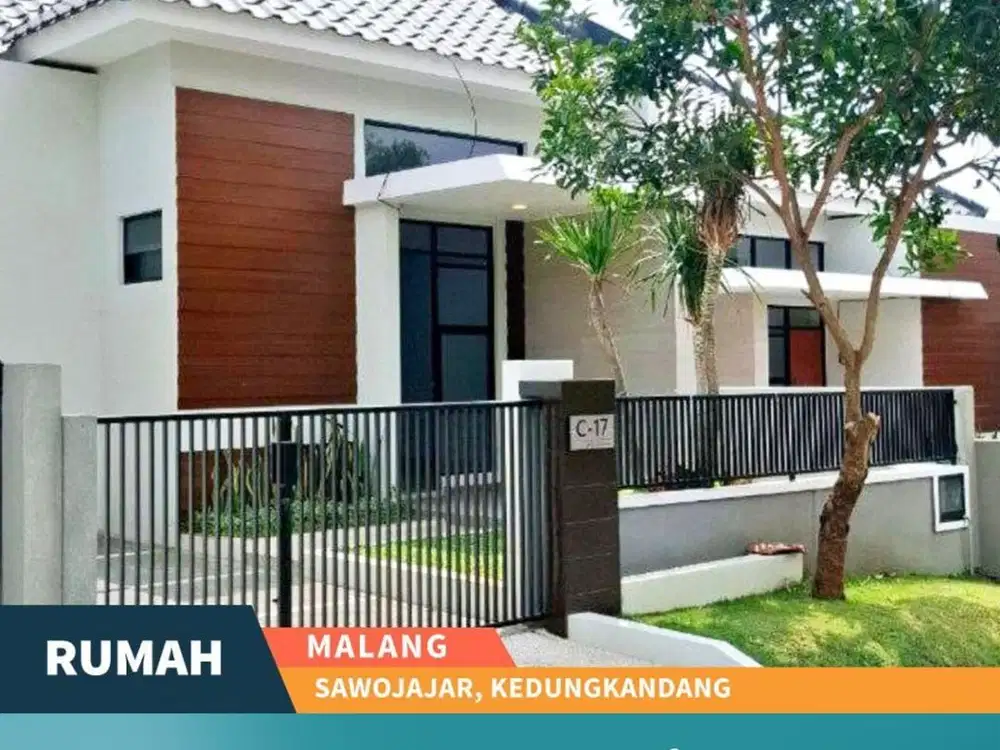 Dijual Rumah Baru Gress Dekat Exit Tol di Riverfront Malang