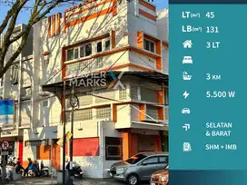 Dijual Ruko Hook Strategis Poros Jalan Kauman Malang