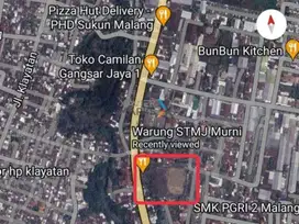 DIJUAL TANAH POROS JALAN SUKUN LEBAR 80M'