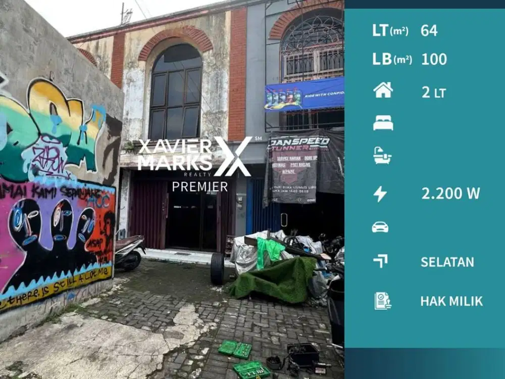 Dijual Ruko Di Jalan Raya Soekarno Hatta Lowokwaru Malang(OLX730)